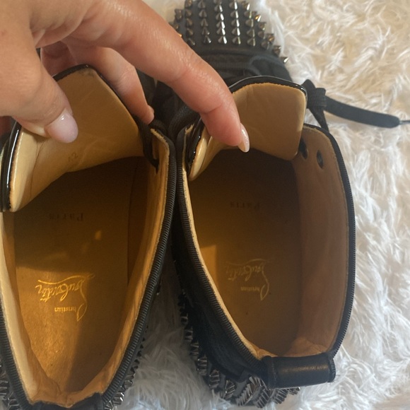 💎 Christian Loubotin Mens Lou Spikes 2 Flat Size 42 - Picture 12 of 17